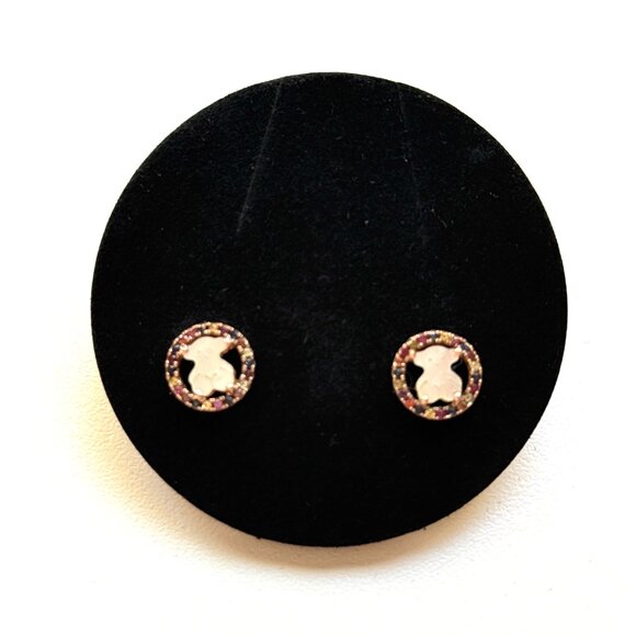 3634 TOUS EARRINGS MOTHER OF PEARL JEWELRY - Picture 2 of 5